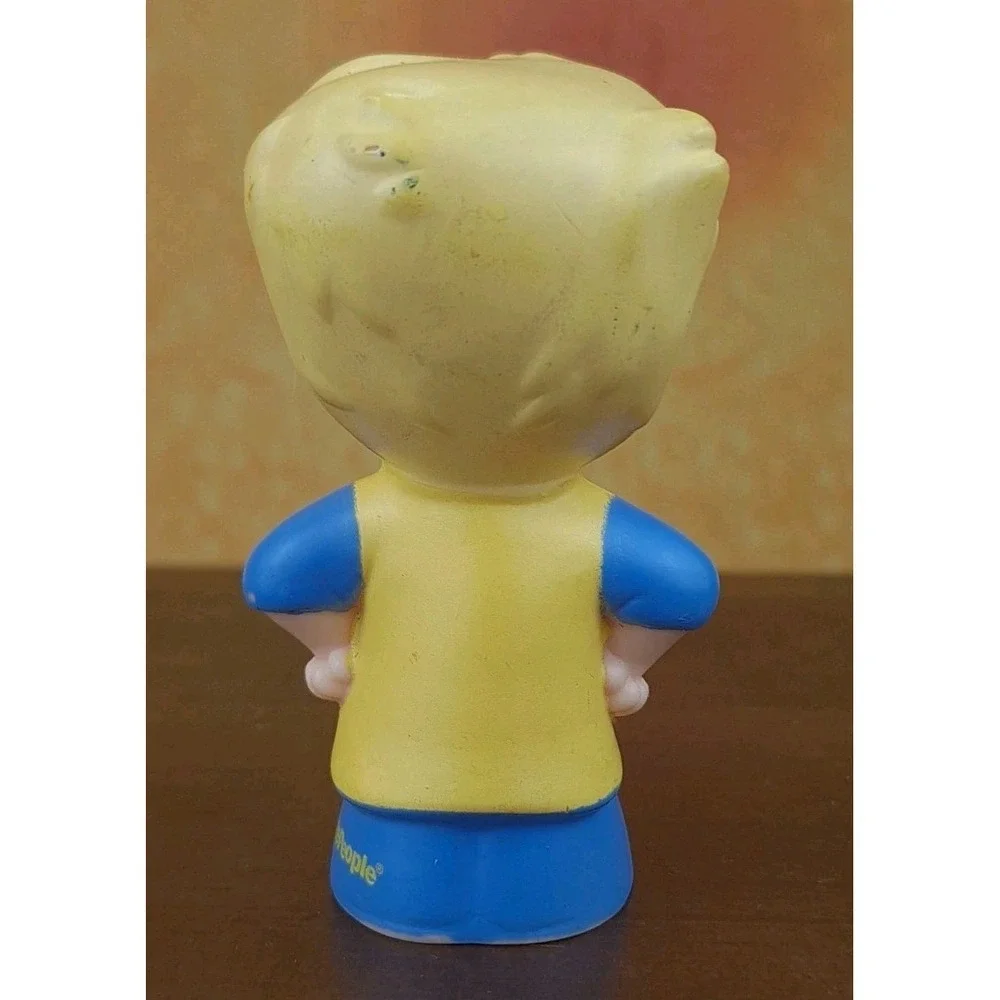 Fisher Price Little People EASTER TRAIN CONDUCTOR‎ Eddie Boy in Yellow Vest
